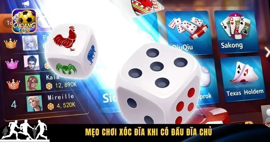 Mẹo chơi xóc đĩa khi có đầu đĩa chủ